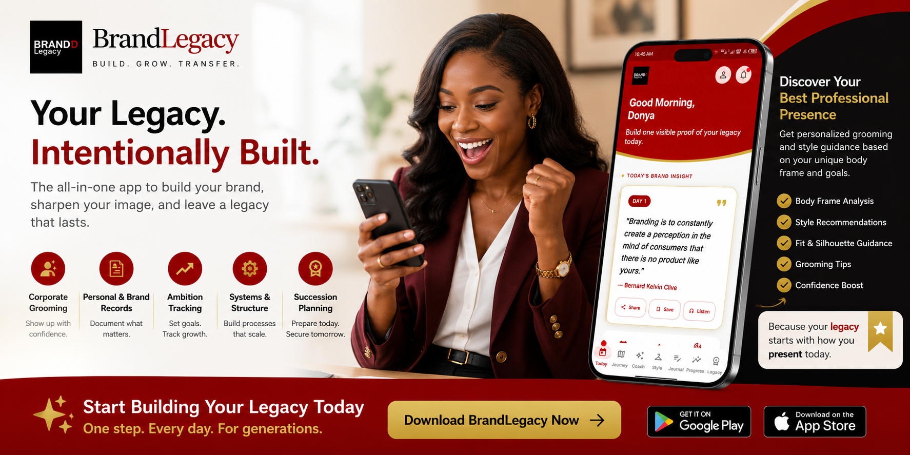 BrandLegacy — Your Legacy. Intentionally Built.